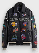 Kith X AVIREX NBA All-Star 2026 Leather Jacket