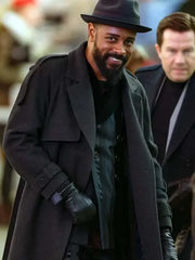 Play Dirty 2025 LaKeith Stanfield Black Trench Coat