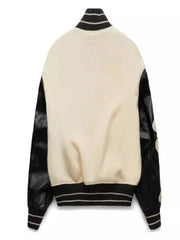 Lee Sang-Yi Bloodhounds Black And White Varsity Jacket