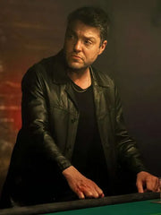 Tom Burke Legends 2026 Black Leather Jacket