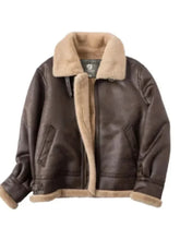 Leon Kennedy Resident Evil 4 Shearling Leather Jacket
