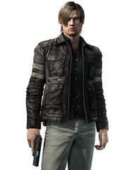 Leon Kennedy Resident Evil 6 Leather Jacket