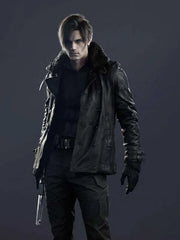 Leon S. Kennedy Resident Evil Requiem Leather Coat