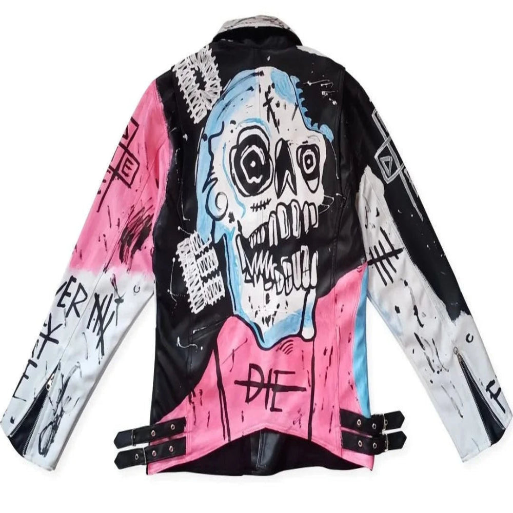 LilPeepRapperNeverSayDieCustomLeatherJacket4