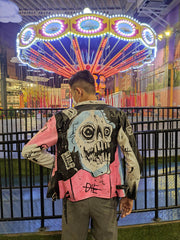 LilPeepRapperNeverSayDieCustomLeatherJacket
