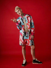 LilPeepRapperPrintedBomberJacket