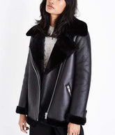 Locke and Key Dodge Shearling Leather Jacket