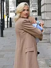 Pixie Lott 2025 Beige Long Coat