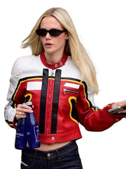 Laura Abla Los Angeles 2026 Moto Leather Jacket