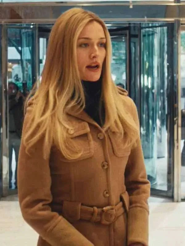 Sarah Pidgeon Love Story 2026 Brown Coat