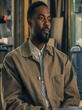 Man on Fire 2026 John Creasy Brown Jacket