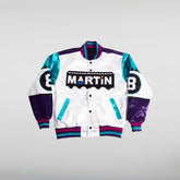 Martin 8 Ball Premium Satin Varsity Bomber Jacket