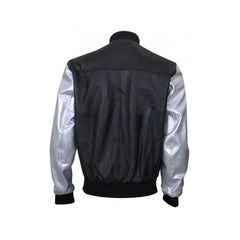 Kanye West Silver Sleeves Bomber Jacket