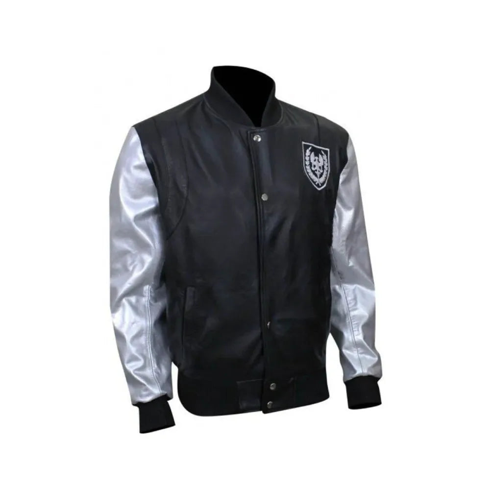 Kanye West Silver Sleeves Bomber Jacket