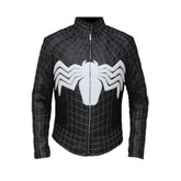 Tom Hardy Venom Eddie Brock Black Spiderman 3 Leather Jacket