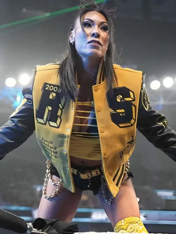 Mia Yim SmackDown 2026 Varsity Jacket