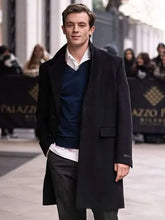 Milan Fashion Week 2026 Jannis Niewöhner Black Coat
