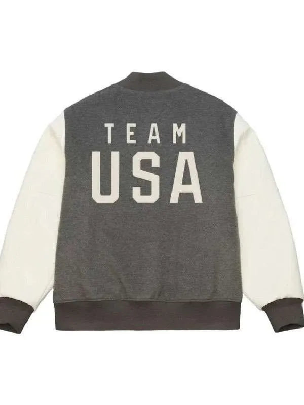 Olympic 2026 Team USA Coach Snoop Varsity Jacket