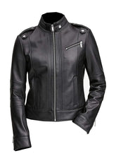 Black Leather Motorcycle Jacket