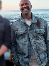 Mutiny 2026 Movie Jason Statham Blue Denim Jacket