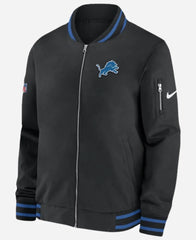 NFL Detroit Lions Ben Johnson Nike Bomber Jacket