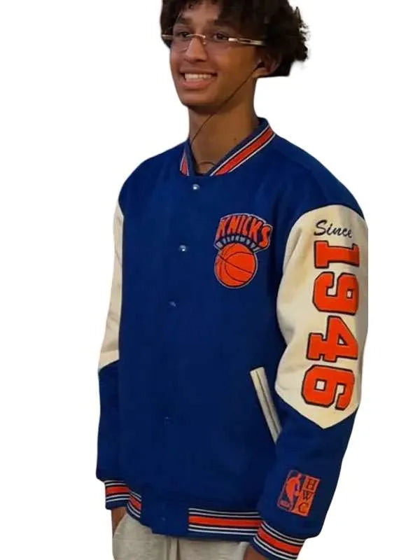 Egypt Dean Knicks Victory Parade 2026 Varsity Jacket