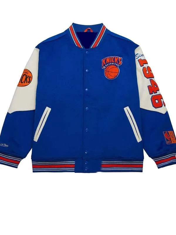 Egypt Dean Knicks Victory Parade 2026 Varsity Jacket