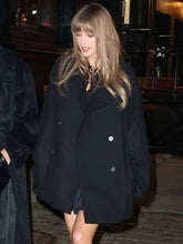 Taylor Swift NYC 2025 Black Winter Coat