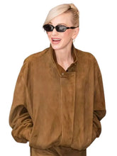 NYC 2026 Anna Faris Brown Jacket