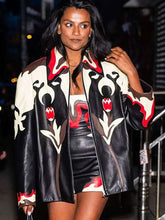 NYC 2026 Simone Ashley Leather Jacket