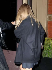 Taylor Swift NYC 2025 Black Winter Coat