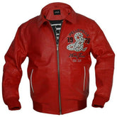 Pelle Pelle Red Soda Club Leather Jacket
