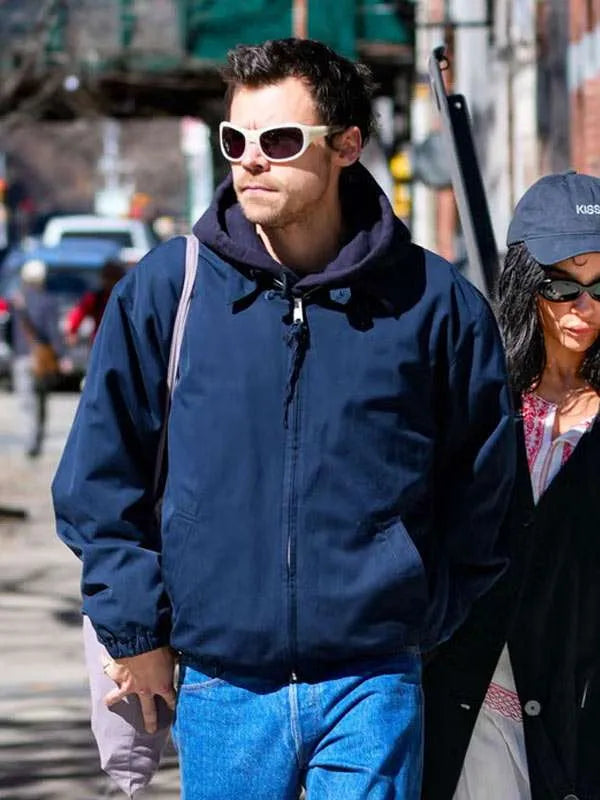 New York 2026 Harry Styles Blue Jacket
