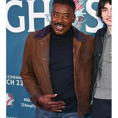 Ernie Hudson Ghostbusters Frozen Empire Leather Jacket