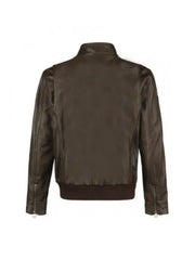 Call Of Duty WWII Mens Brown Leather Jacket