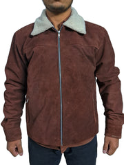 Rick Grimes the Walking Dead Suede Leather Jacket