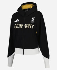 Paris Olympics 2024 Team Germany Black Hooded Jacket