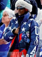 Winter Olympics 2026 Snoop Dogg Speed Puffer Jacket