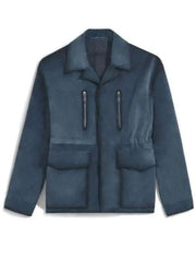 Our Movie Namkoong Min Blue Suede Leather Jacket