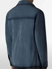 Our Movie Namkoong Min Blue Suede Leather Jacket