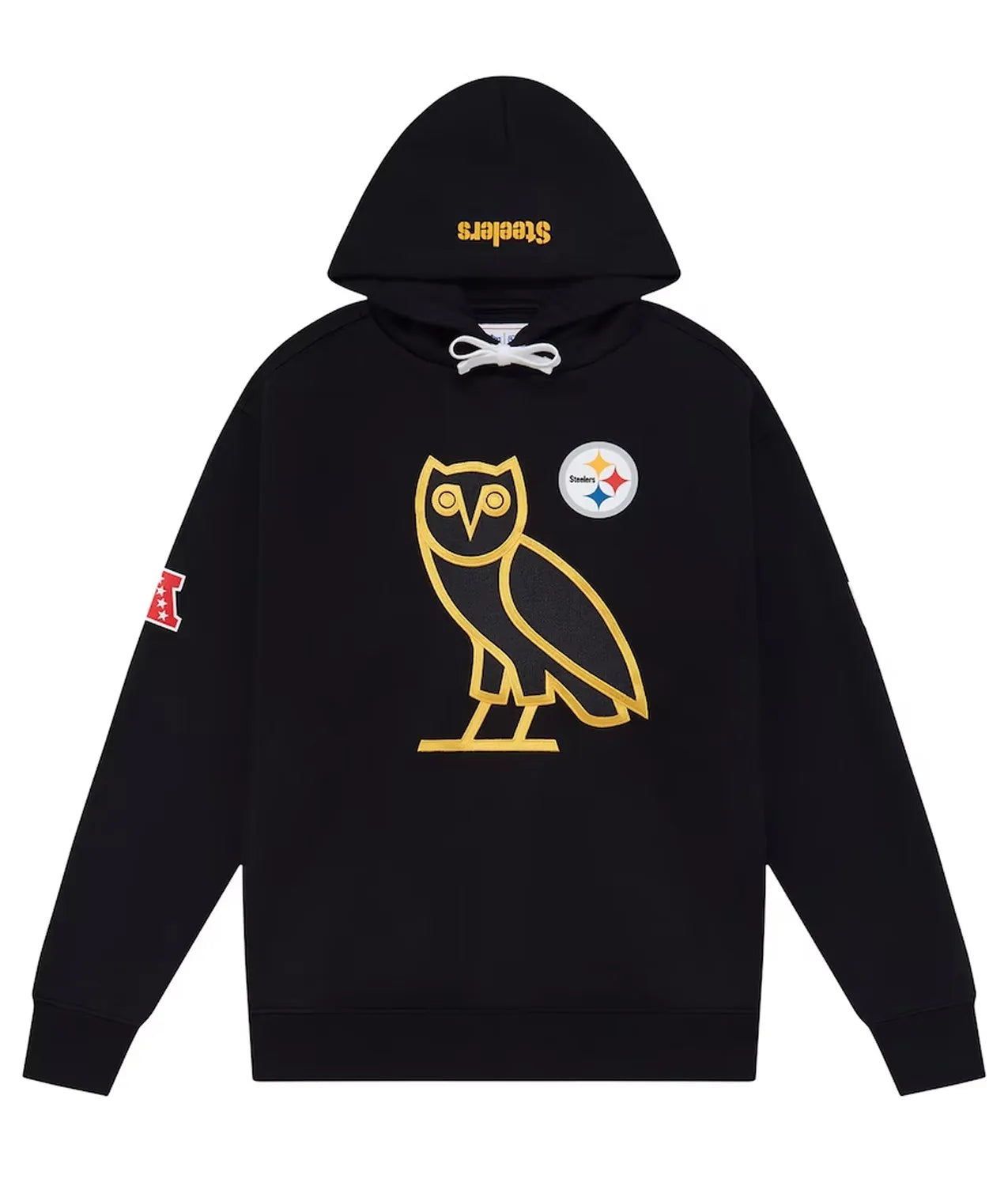 PittsburghSteelersOVOxNFLBlackHoodie_1