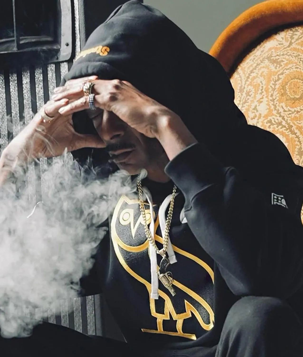 PittsburghSteelersOVOxNFLBlackHoodie_2