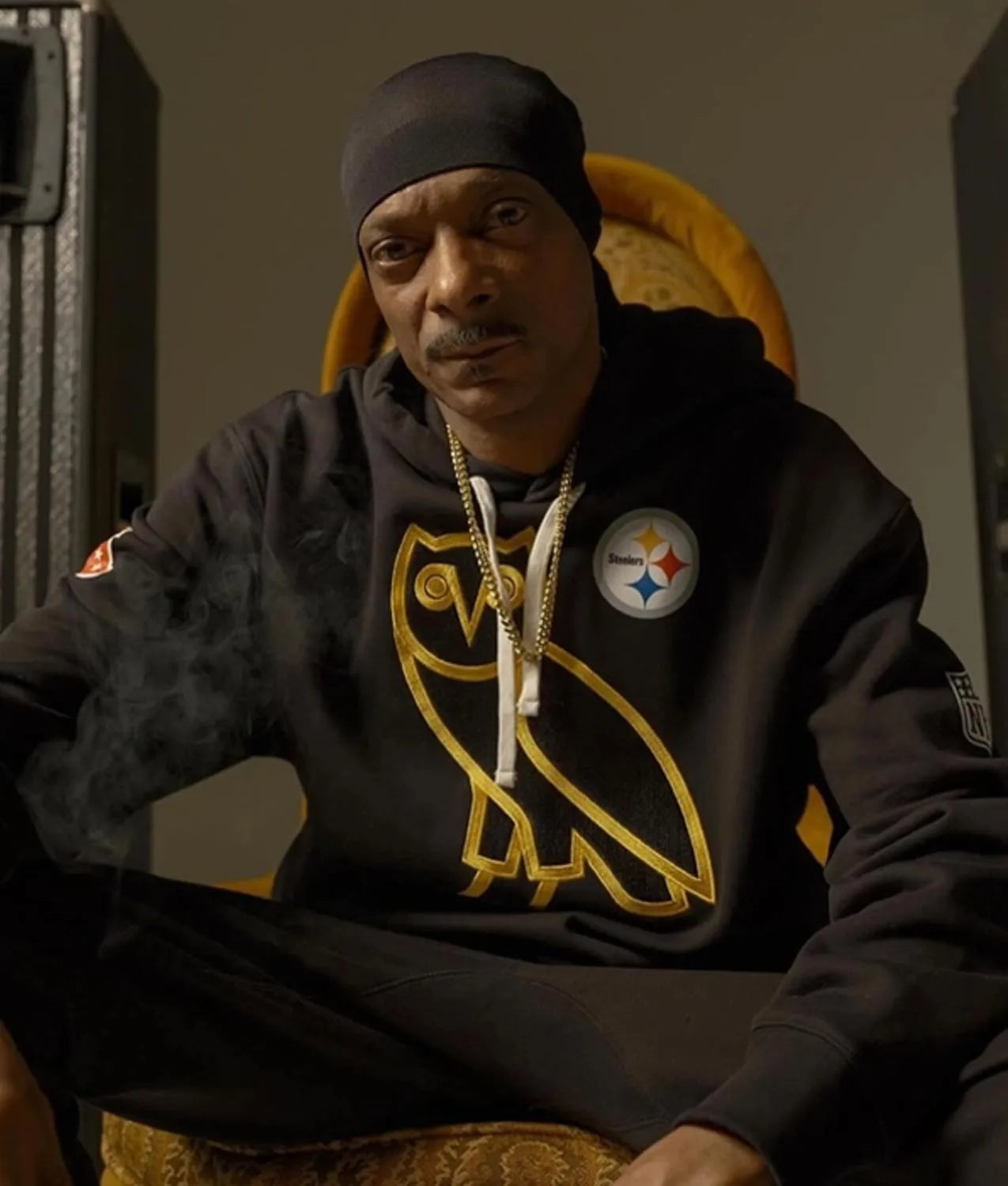 PittsburghSteelersOVOxNFLBlackHoodie_6