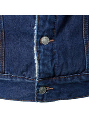 Blue Jean Jacket with Fur Lining