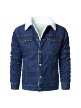 Blue Jean Jacket with Fur Lining