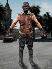 PlayerUnknown’s Battlegrounds Suede Shearling Leather Vest