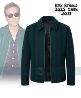 Ryan Reynolds Classic Stripes Wool Jacket