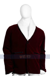 Handmade Velvet Santa Claus Shawl Collar Blazer