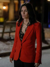 Courteney Cox Scream 7 Red Blazer
