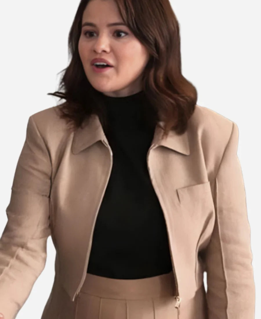 Selena Gomez Only Murders in the Building S4 Cropped Jacket